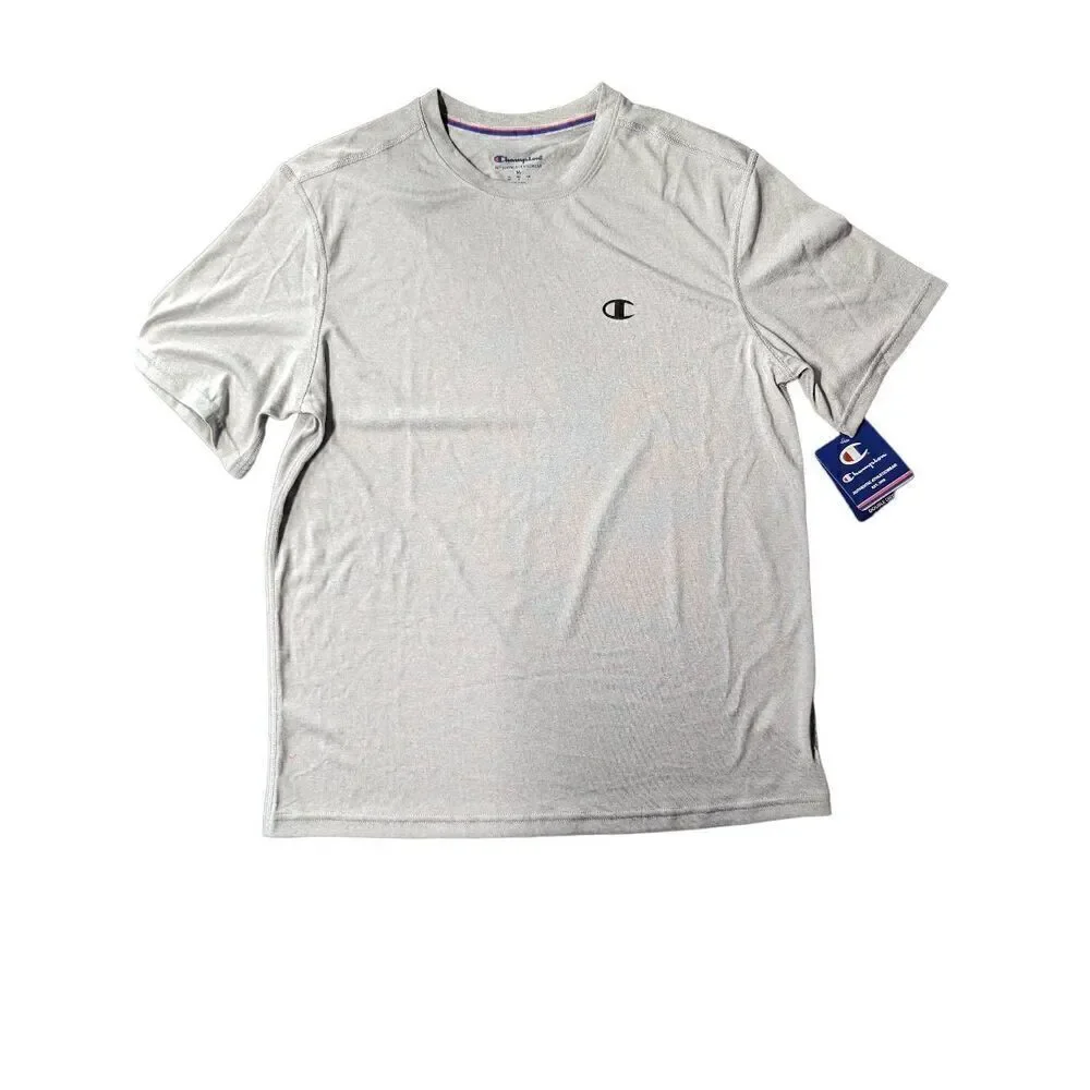 NWT Champion Athletic Wear T Shirt Grey Short Sleeve Men's Size M - Picture 1 of 5